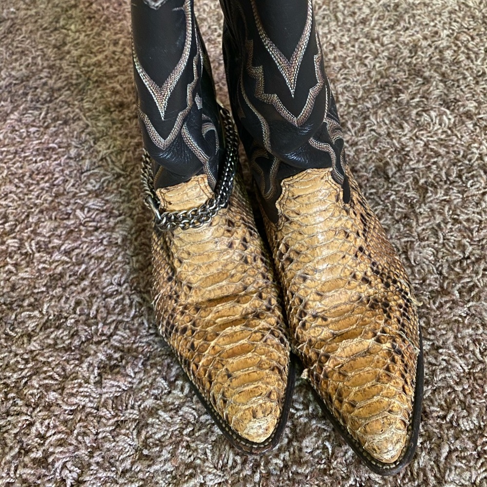 Authentic Snakeskin boots